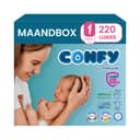 5x Confy Premium luiers maat 1 nieuwgeboren 2-5 kg 44 stuks