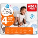 AH Extra droog en zacht luiers maat 4 80 stuks