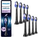 Philips Sonicare Optimal Sensitive – opzetborstels voor elektrische tandenborstel – zwart – verpakking van 8 - HX6058/88